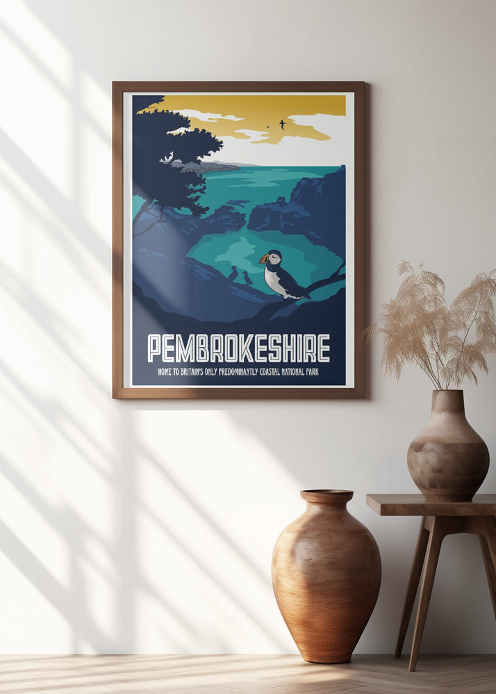 Pembrokeshire Travel Print Poster