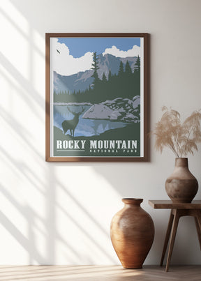 Rocky Mountain National Park Travel Print Poster