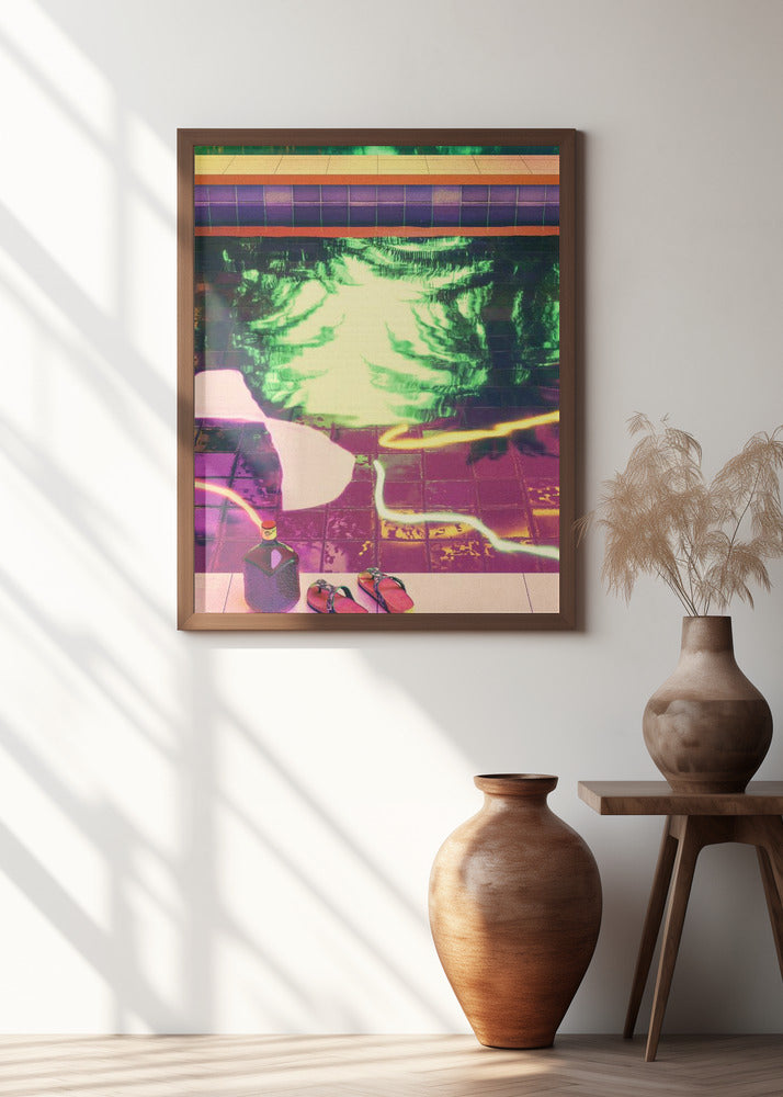 TROPICAL INDOOR POOL Poster