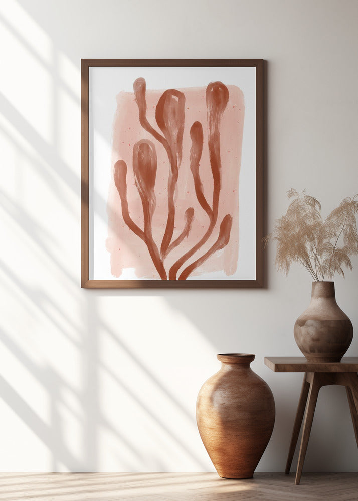 Brown Corals Poster