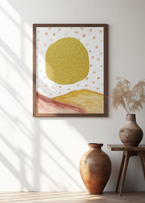 Glitter Sun Poster