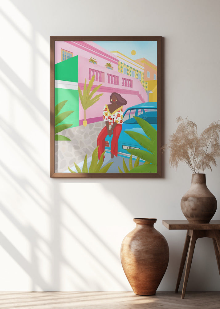 Tropical Woman Poster