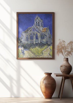 Vincent Van Gogh's the Church At Auvers (1890) Poster