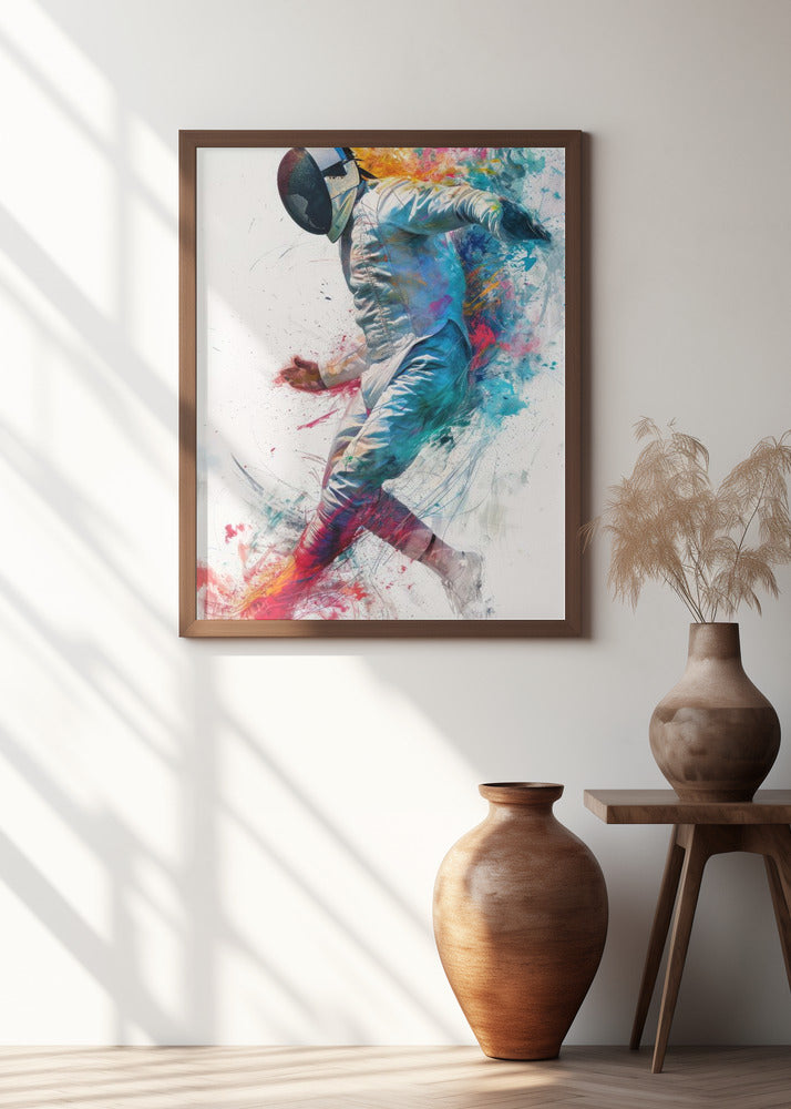 Fencing sport art #fencing #sport Poster