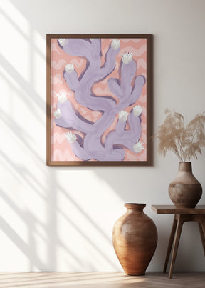 Purple Coral Poster