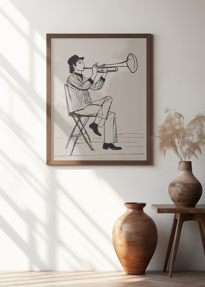 Trumpet Man Poster