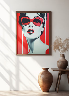 Lady In Red Poster