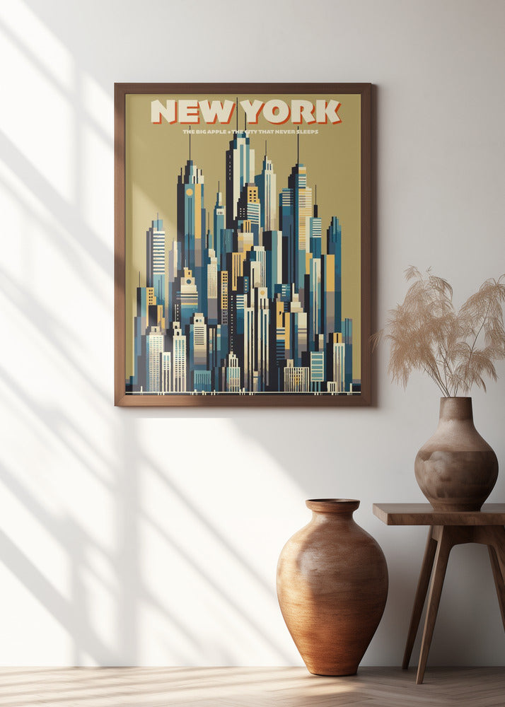 New York Skyline Poster