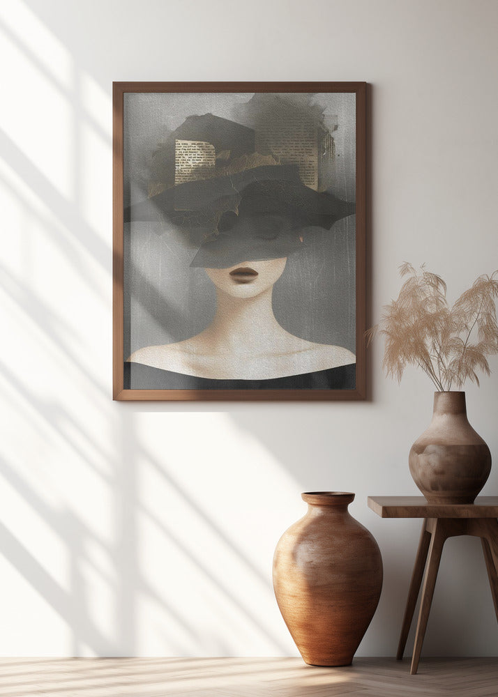 Lady In Hat No 2 Poster