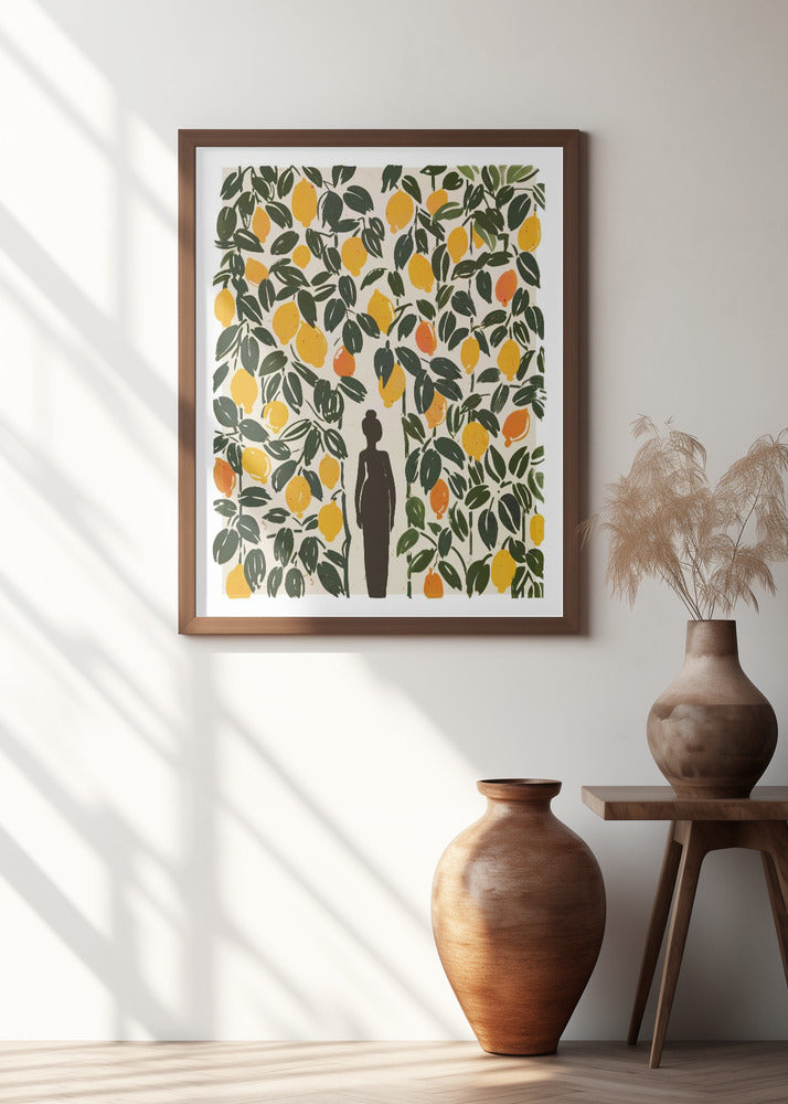 In The Lemon Garden Poster