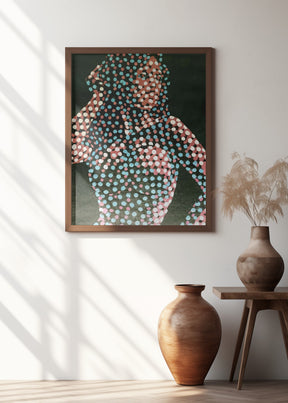 Woman in dots Poster