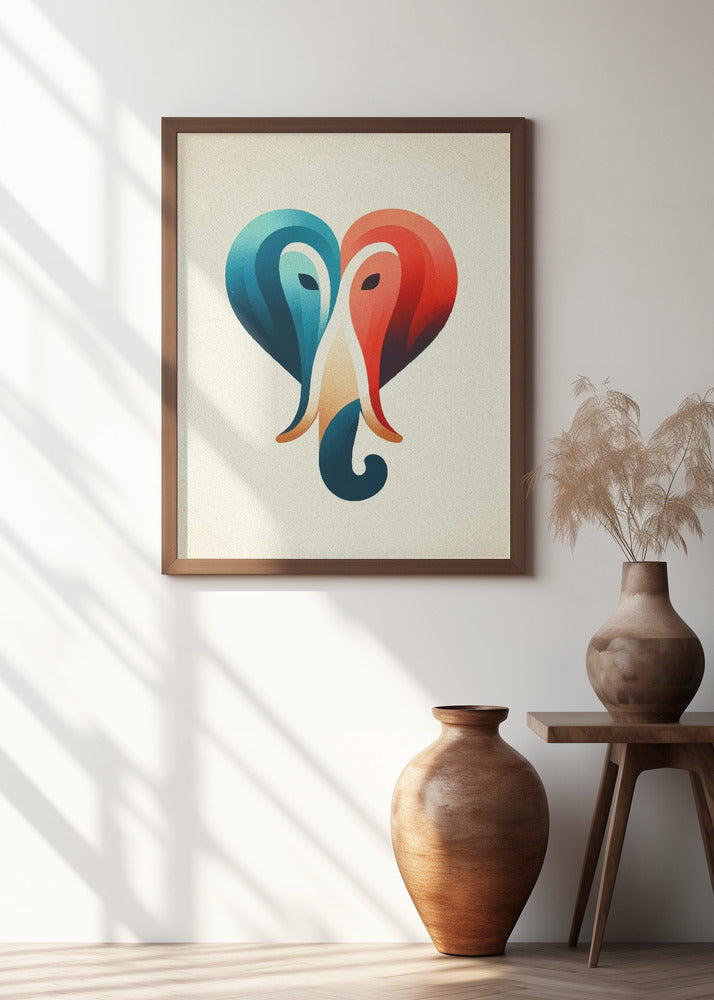 Elephant heart Poster