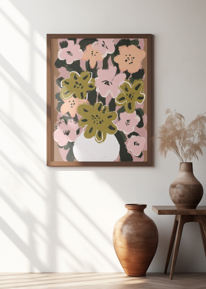 Pastel Flower Impression No 7 Poster