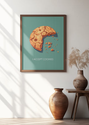 I Accept Cookies Poster