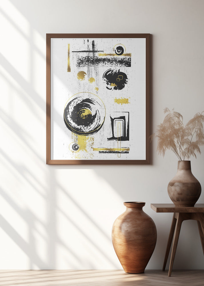 ABSTRACT ART Thoughts Poster