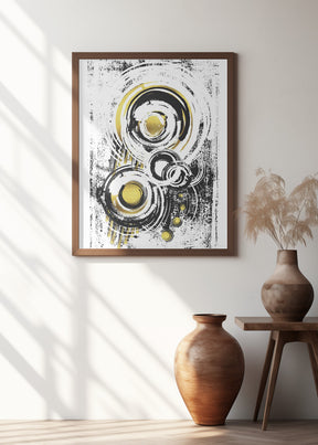 ABSTRACT ART Orbits Poster