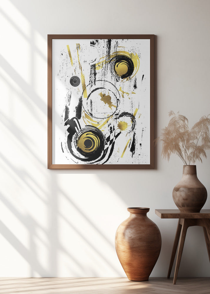 ABSTRACT ART Dynamic Game Poster