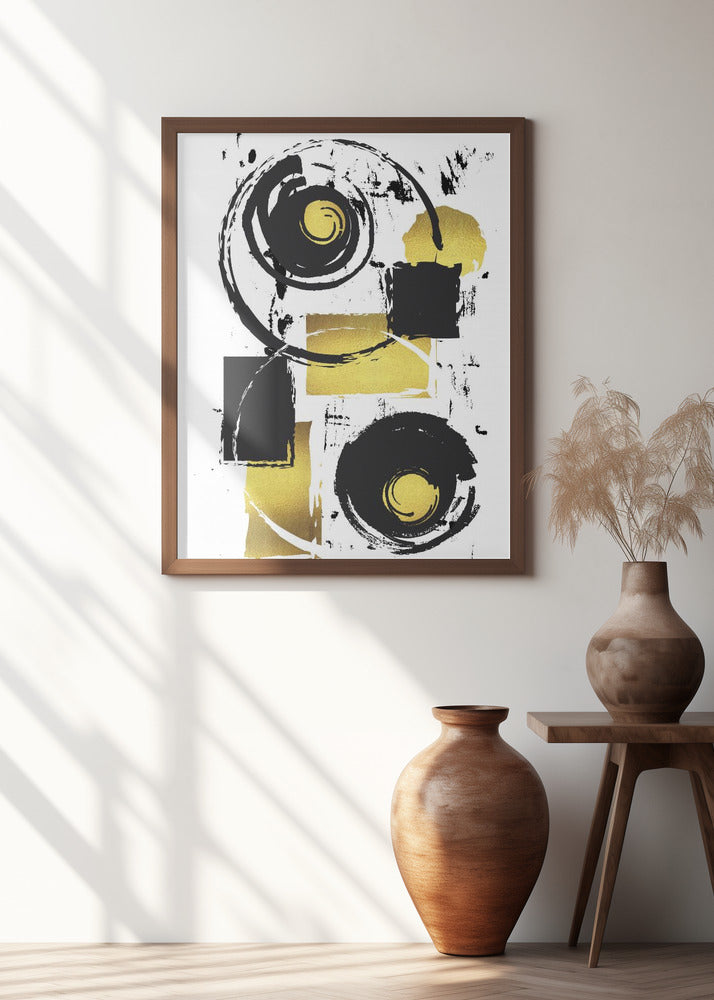 ABSTRACT ART Geometry Poster