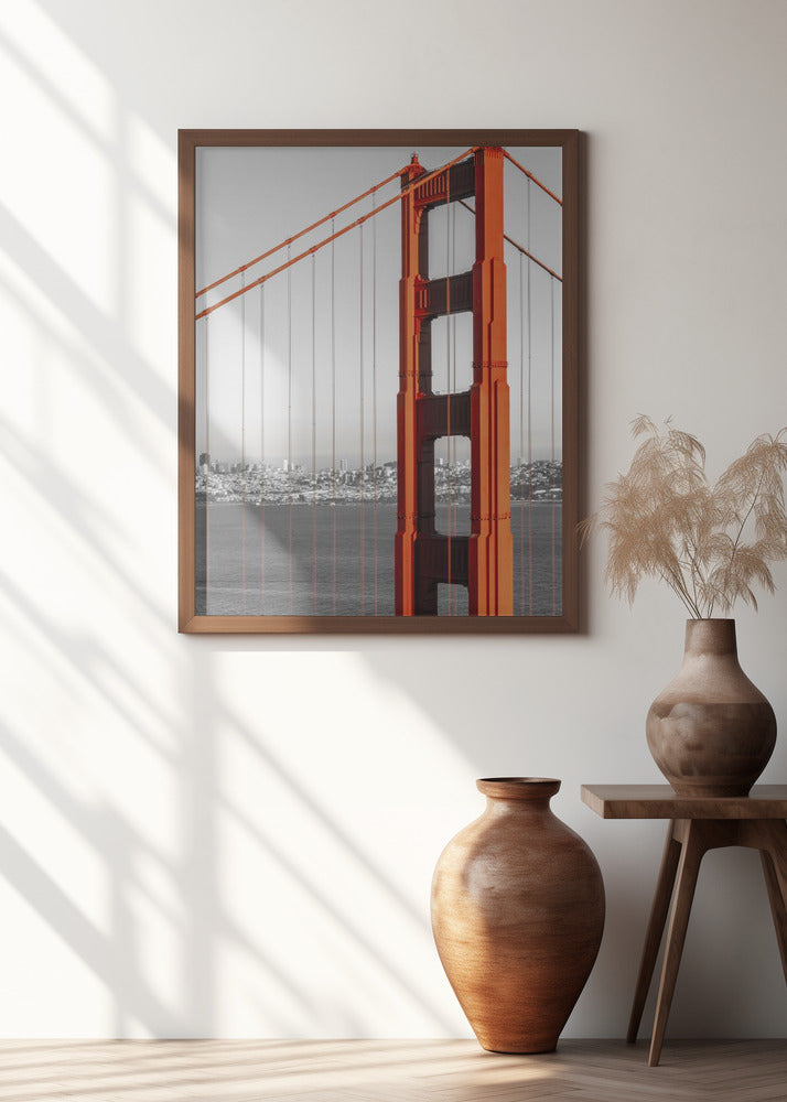 Golden Gate Bridge in Detail Poster