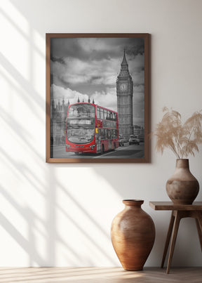 LONDON Streetscene Poster