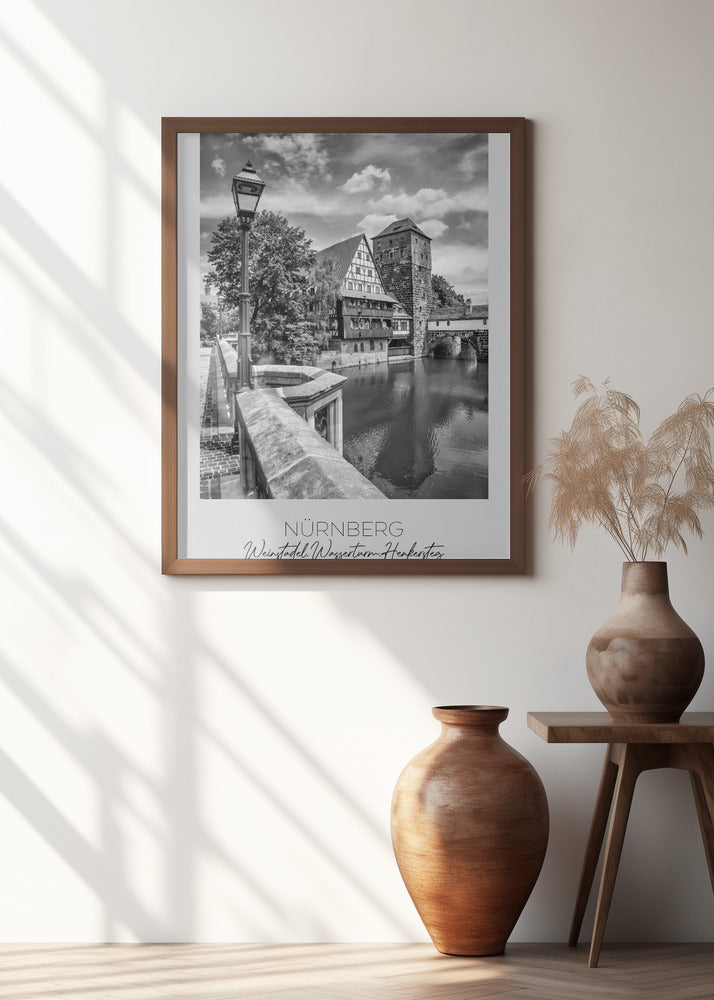 In focus: NUREMBERG Weinstadel, Water Tower, Hangman’s Bridge Poster