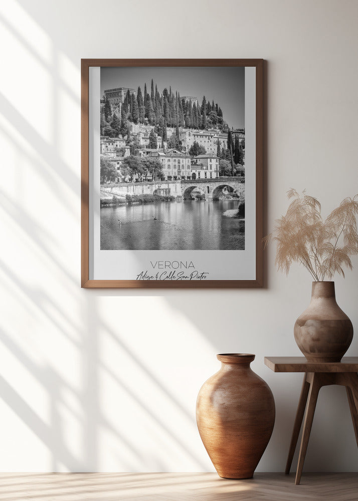 In focus: VERONA Adige and San Pietro Hill Poster