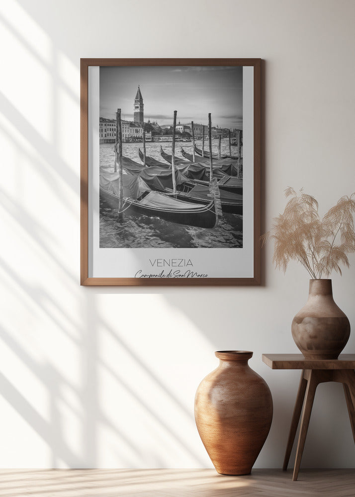 In focus: VENICE Grand Canal and St Mark&#039;s Campanile Poster