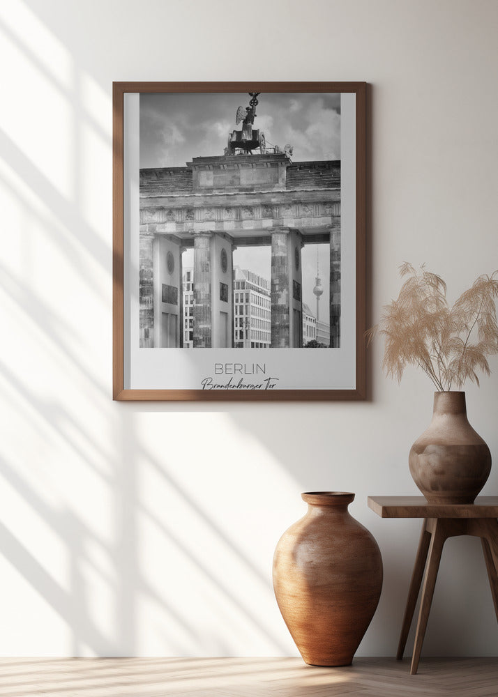 In focus: BERLIN Brandenburg Gate Poster