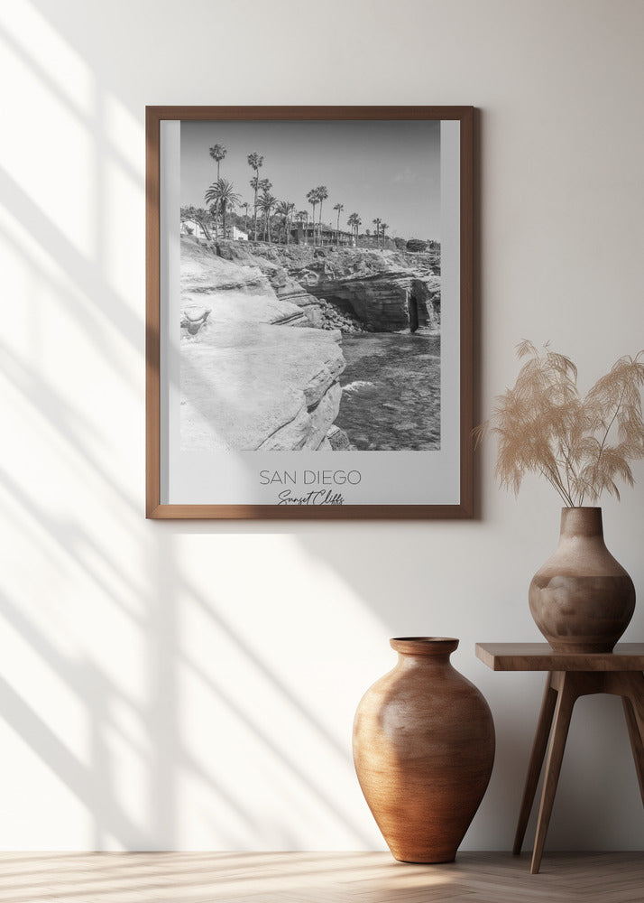 In focus: SAN DIEGO Sunset Cliffs Poster