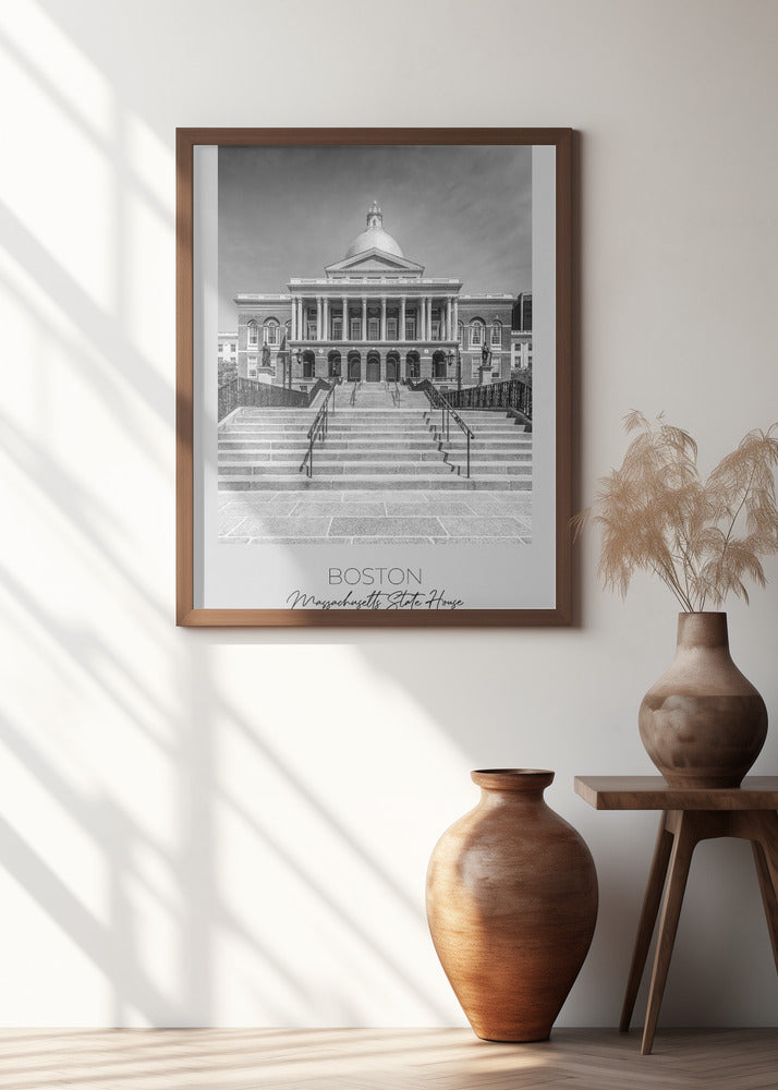 In focus: BOSTON Massachusetts State House Poster