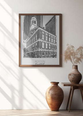 In focus: BOSTON Faneuil Hall Poster