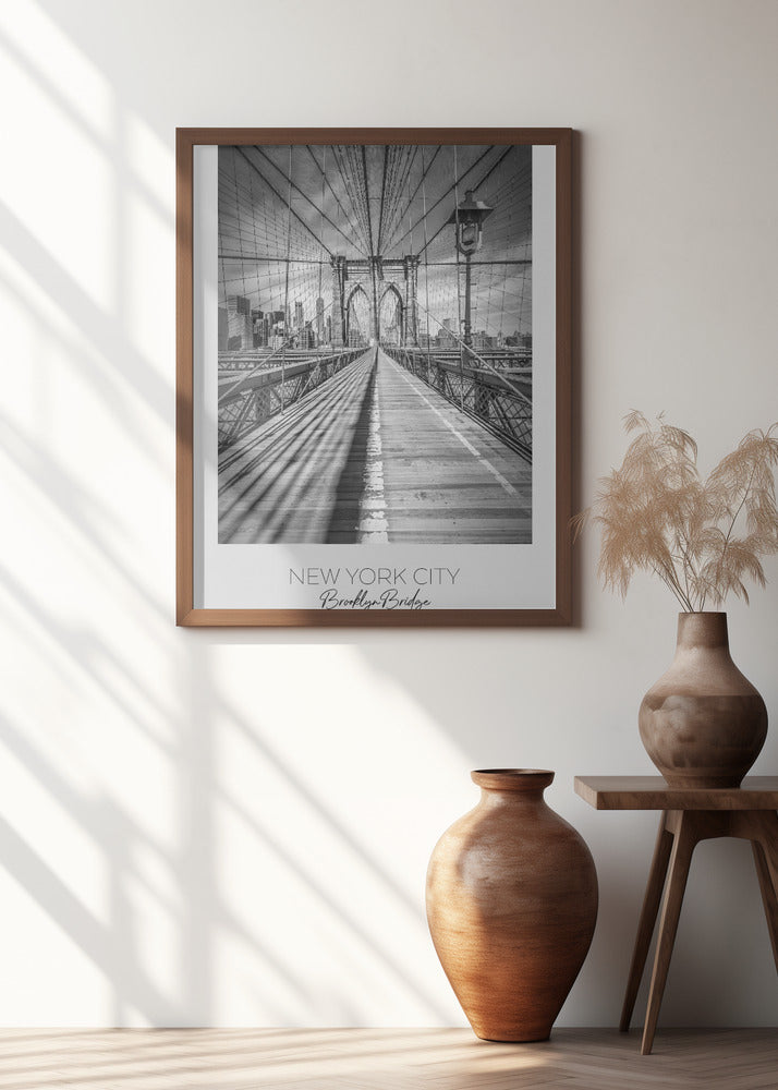 In focus: NEW YORK CITY Brooklyn Bridge Poster