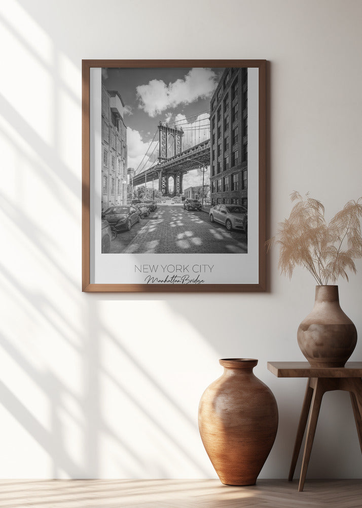 In focus: NEW YORK CITY Manhattan Bridge Poster