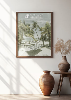 Rise and shine | Beachscape Poster