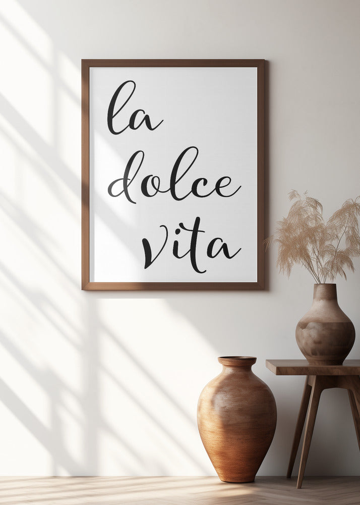 La dolce vita - sweet life Poster