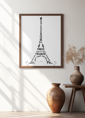 Digital-Art Eiffel Tower Poster