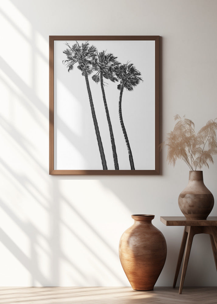 Summer idyll with palm trees Poster