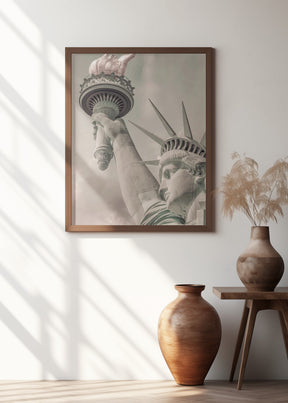 NEW YORK CITY Statue of Liberty | urban vintage style Poster