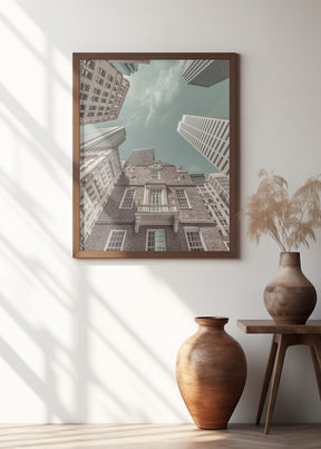 BOSTON Old State House | urban vintage style Poster