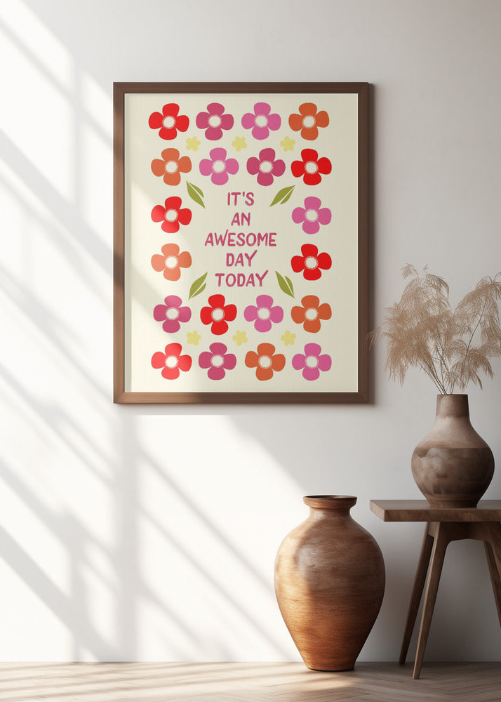 Awesome flowers Poster