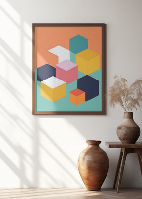 Cubes Poster