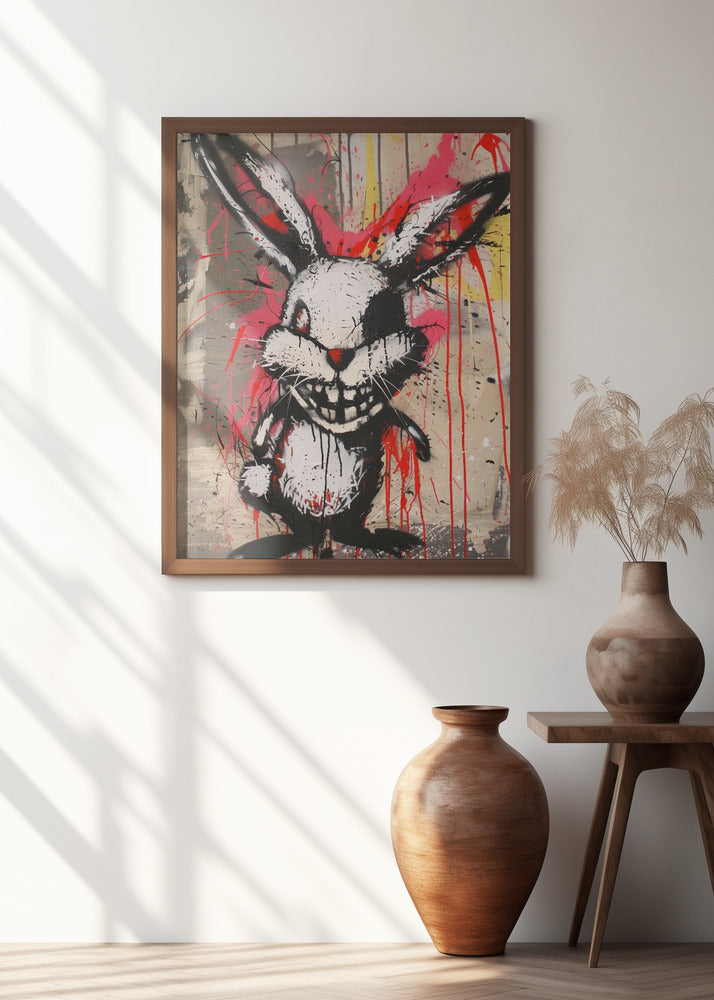 Scary Bunny Poster