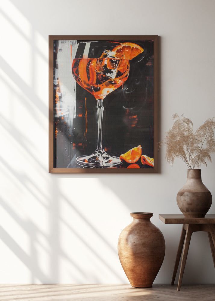 Aperol Spritz Dark Edition Poster