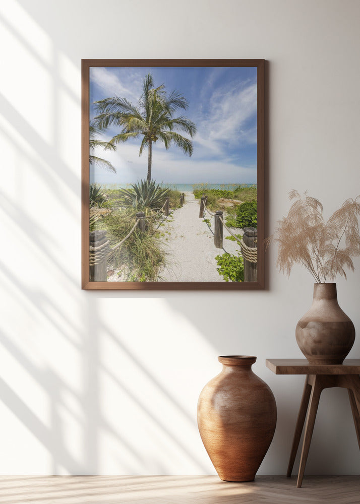 Path to the beach Poster