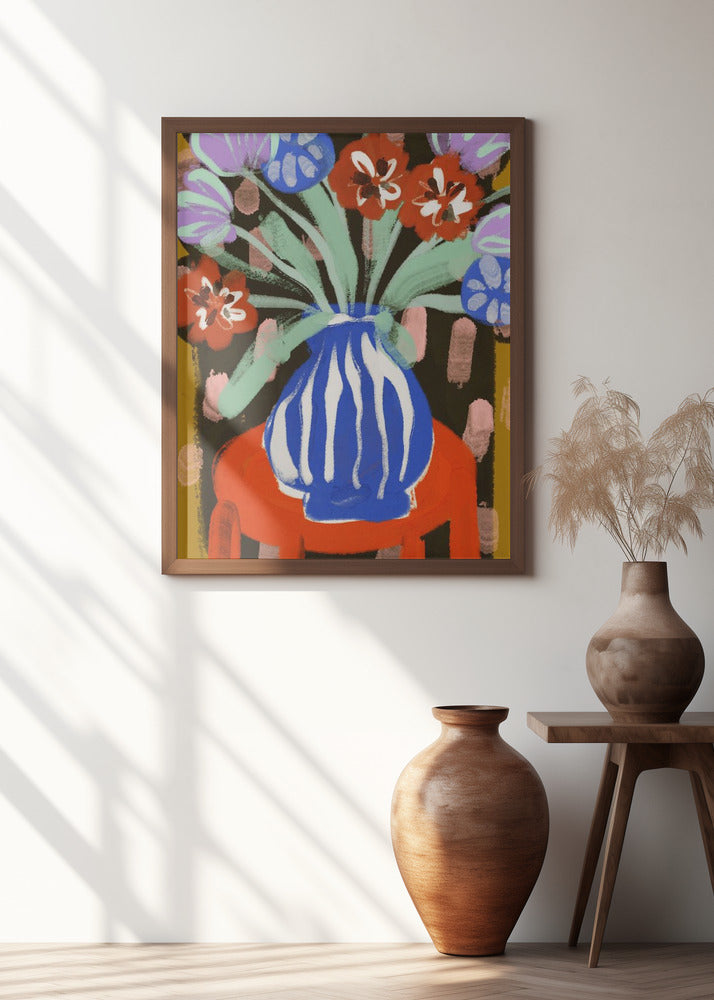 Floral still life no 2 Poster