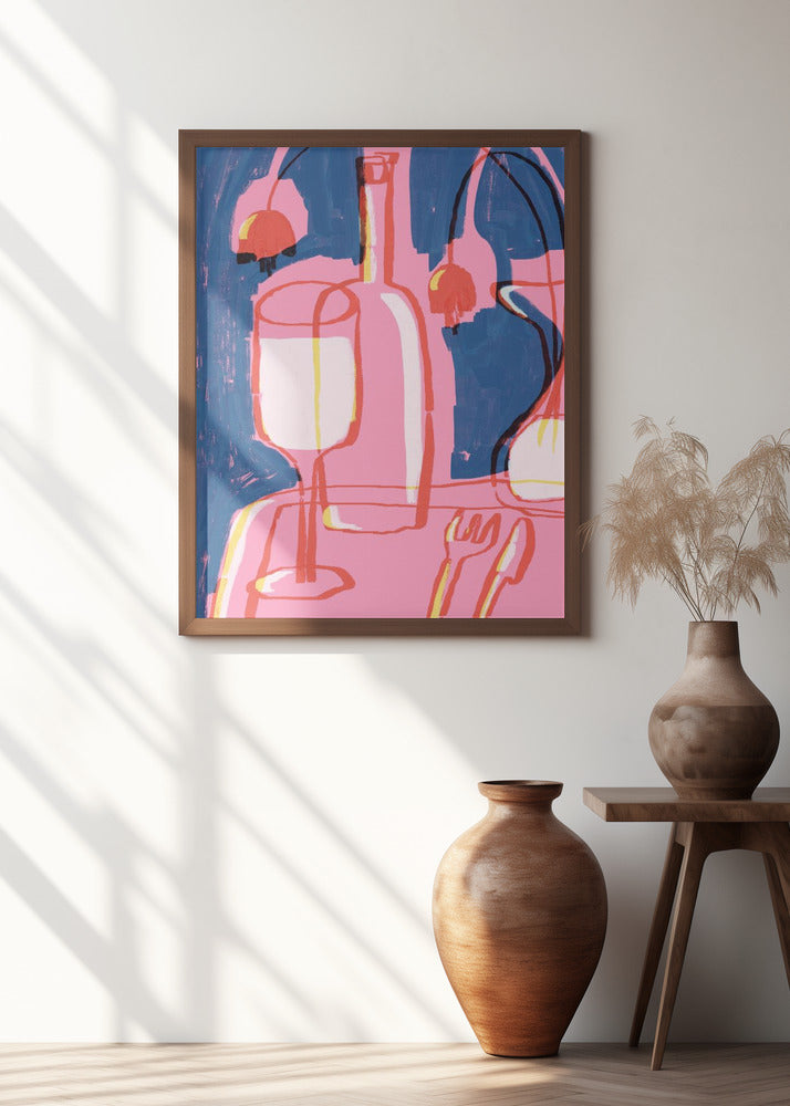 Neon Still Life No 4 Poster