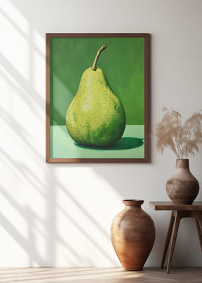 Green Pear Poster