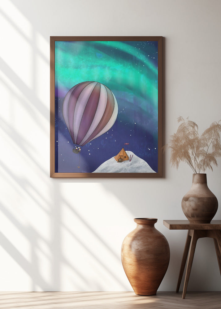 Hot air balloon trip Poster