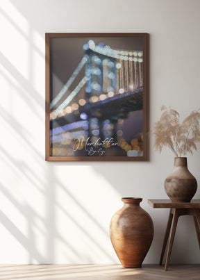 Manhattan Bridge Poster