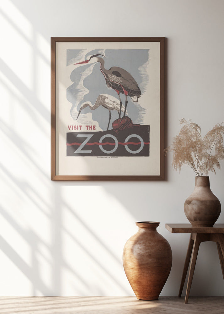 Visit the Zoo Poster